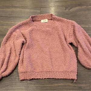 Tullabee Cozy Mauve Sweater size 3/4 kids 12:13